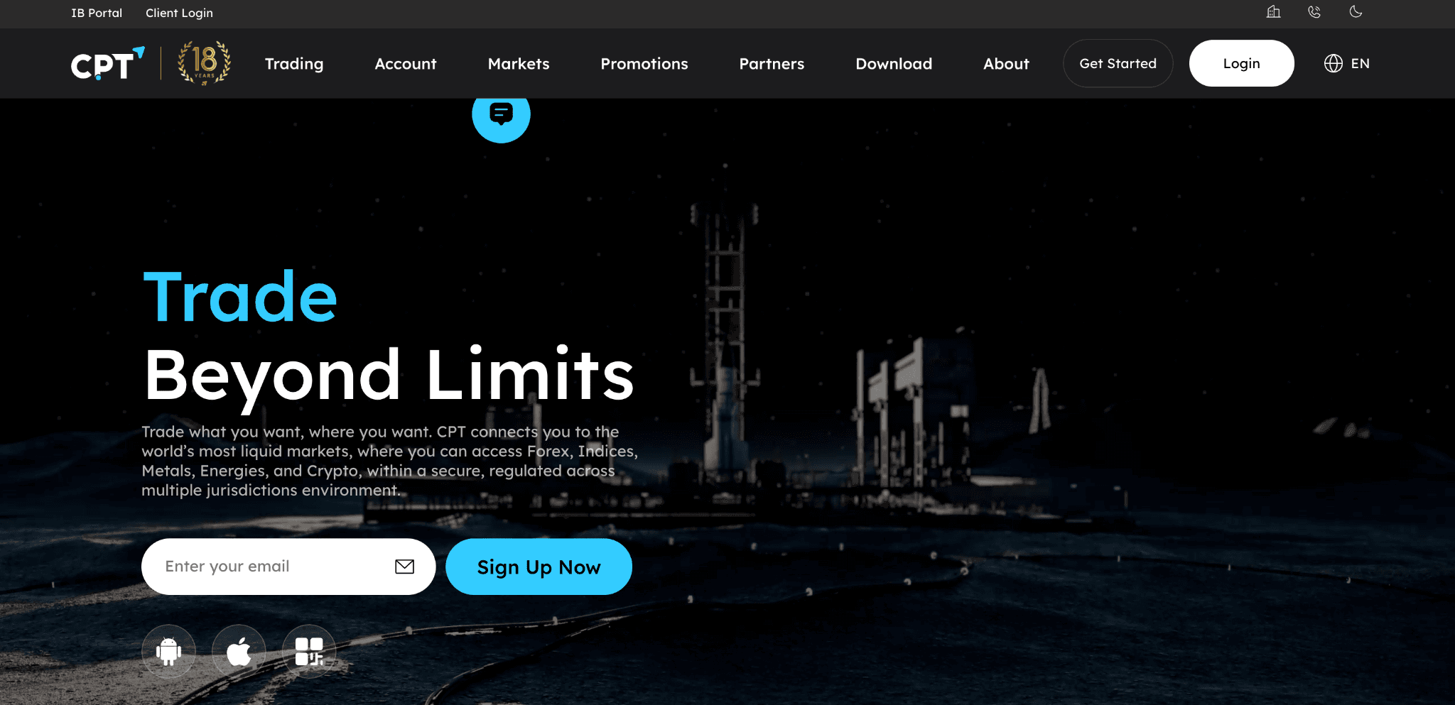 CPT Markets Website